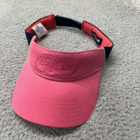 Sperry Accessories - Sperry Top Sider Hat Visor Women One Size Strapback Pink
